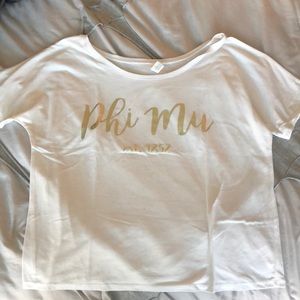 Phi Mu bella canvas t shirt size medium